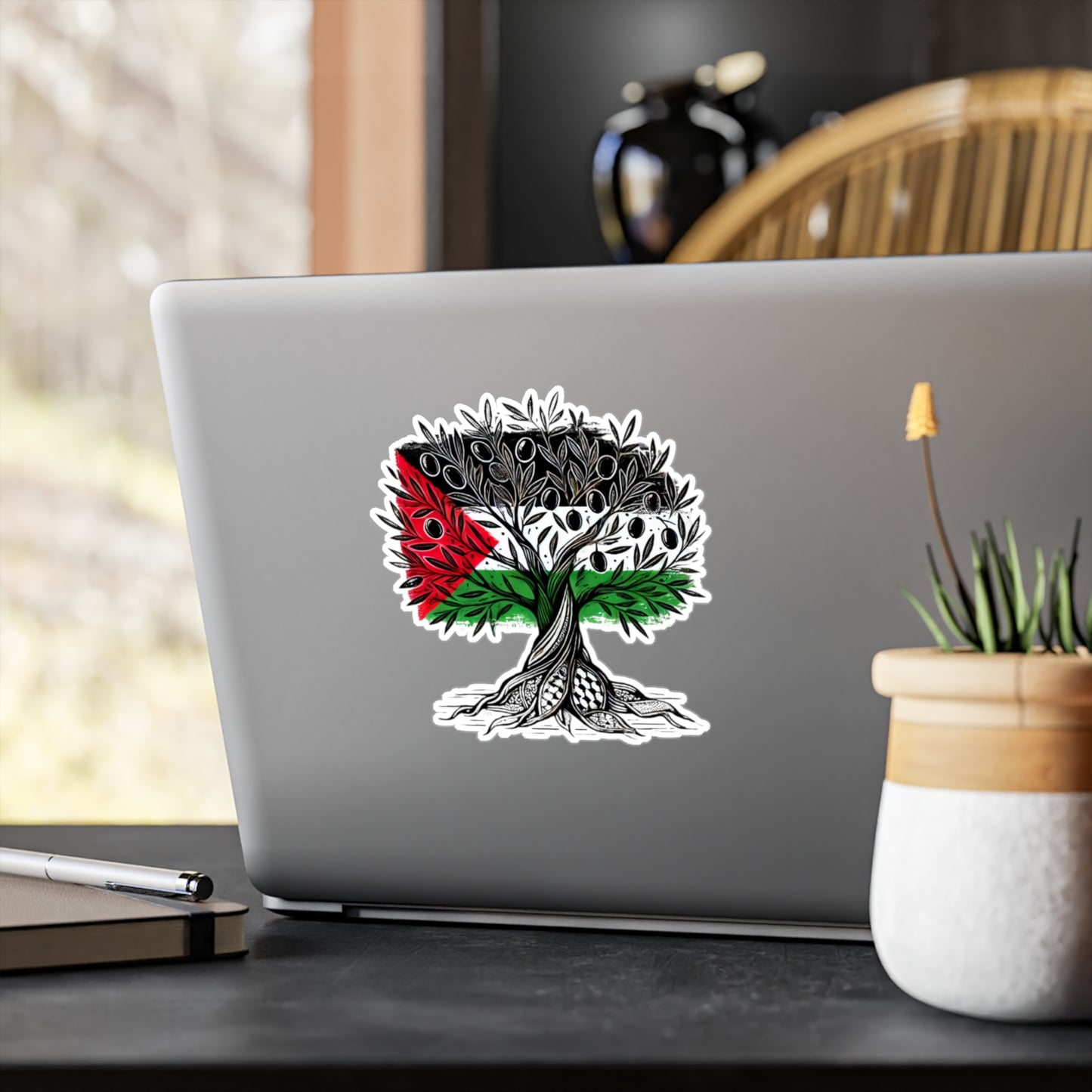 Vinyl Decals / Stickers - Free Palestine - Olive Tree