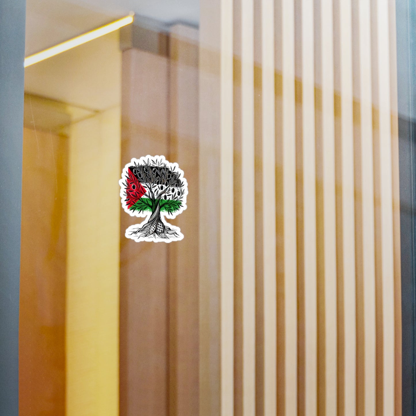 Vinyl Decals / Stickers - Free Palestine - Olive Tree