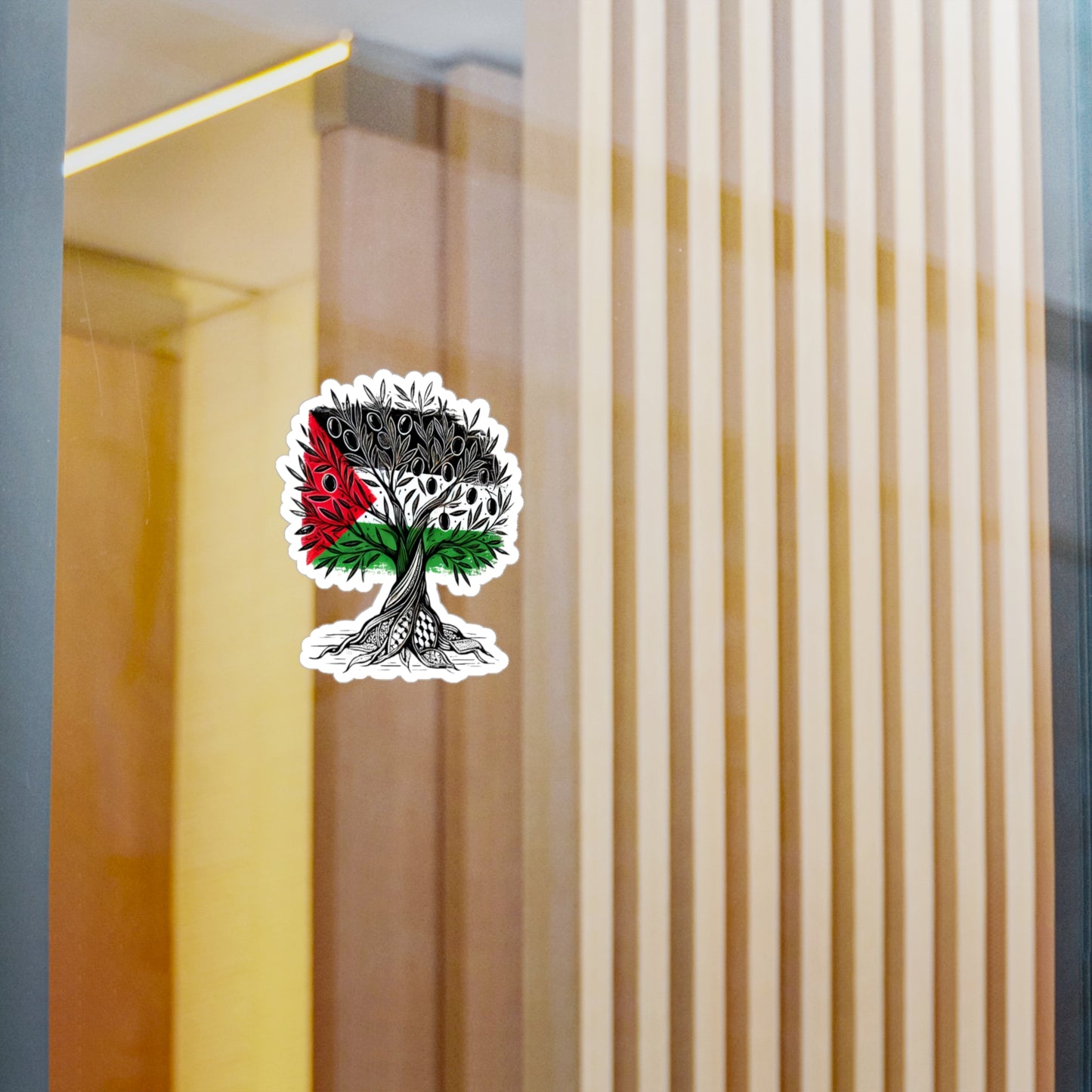 Vinyl Decals / Stickers - Free Palestine - Olive Tree