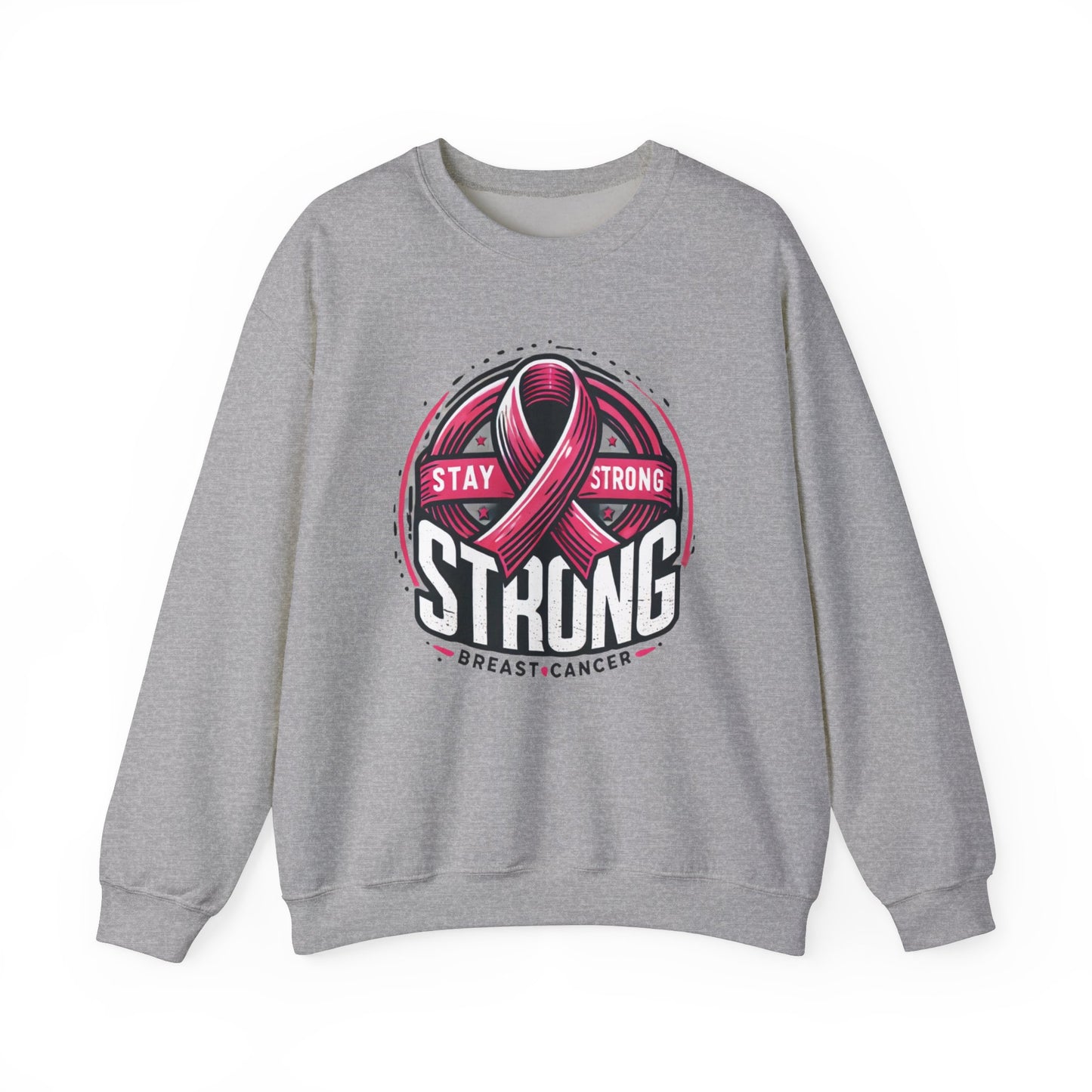 Unisex Heavy Blend™ Crewneck Sweatshirt - Fight Breast Cancer