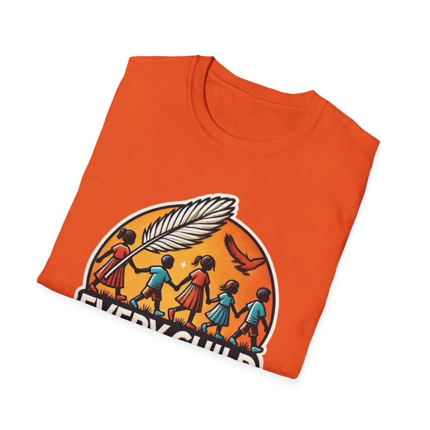 Unisex Orange Shirt - 4