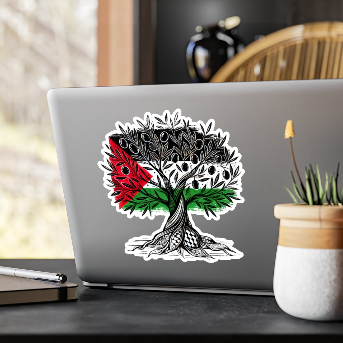 Vinyl Decals / Stickers - Free Palestine - Olive Tree