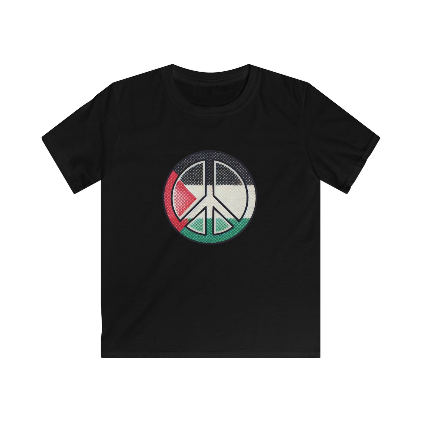 Kids Softstyle Tee - Free Palestine - Peace
