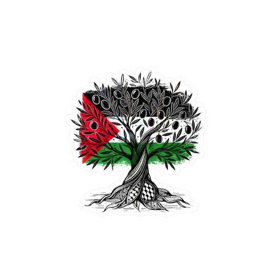 Vinyl Decals / Stickers - Free Palestine - Olive Tree