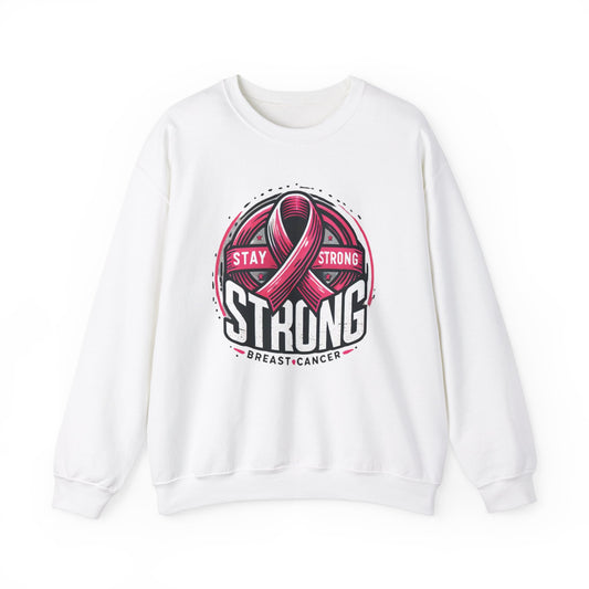 Unisex Heavy Blend™ Crewneck Sweatshirt - Fight Breast Cancer