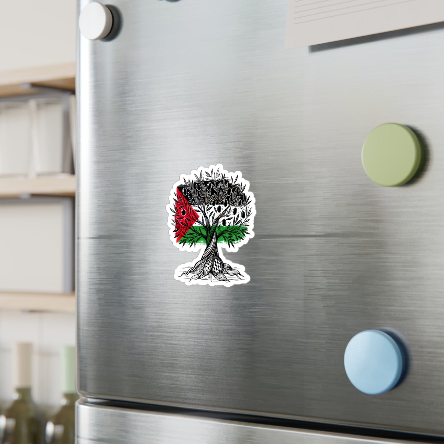 Vinyl Decals / Stickers - Free Palestine - Olive Tree
